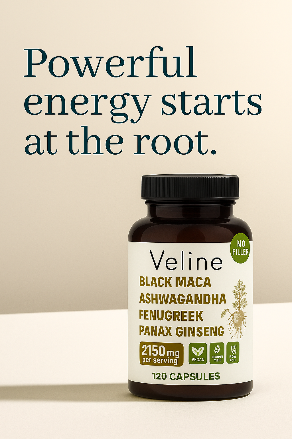 4-in-1 Natural Black Maca Root