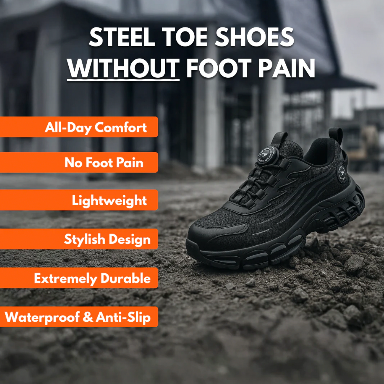SafeStep™ - The Most Comfortable Steel Toe Shoes