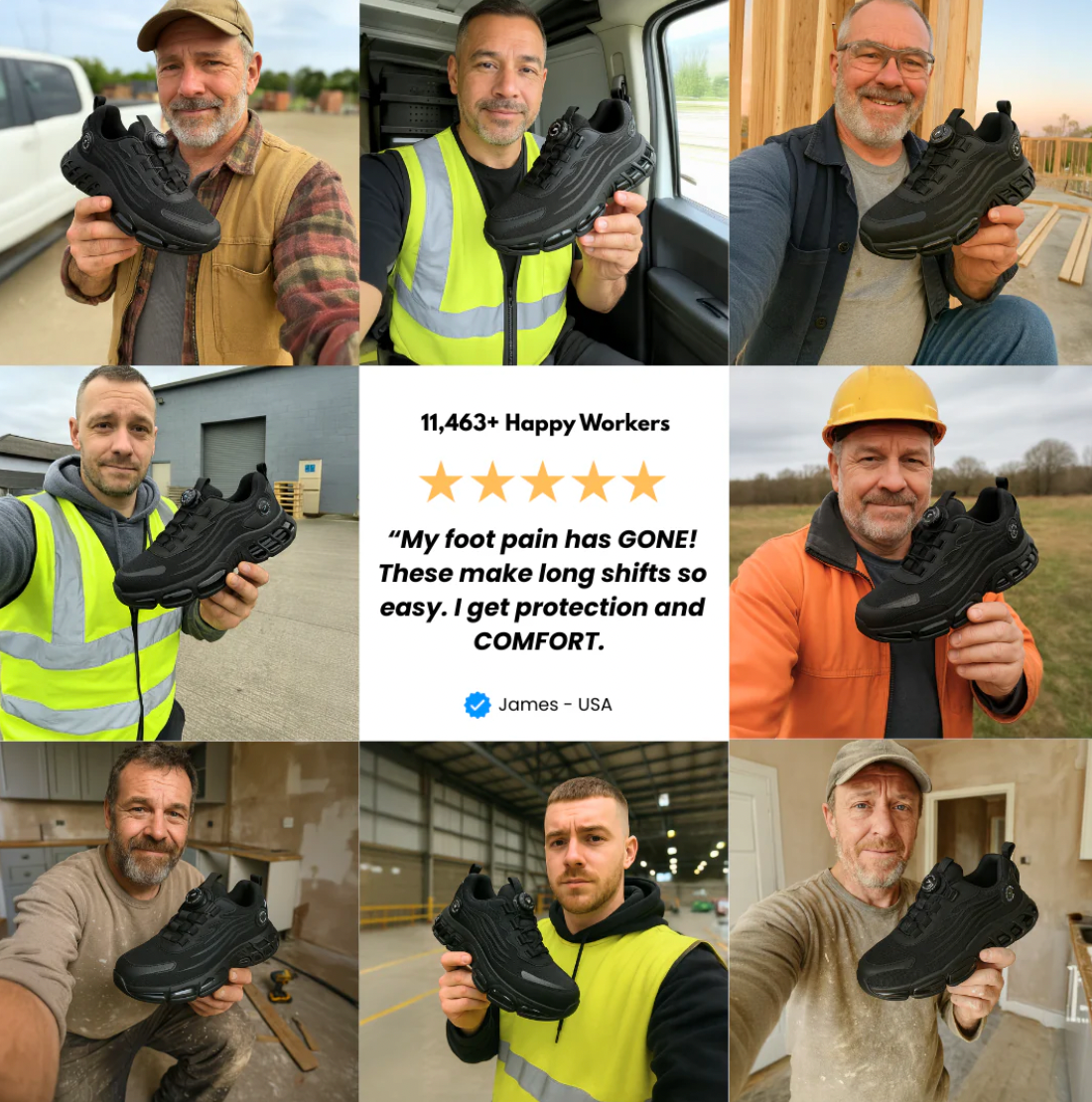 SafeStep™ - The Most Comfortable Steel Toe Shoes